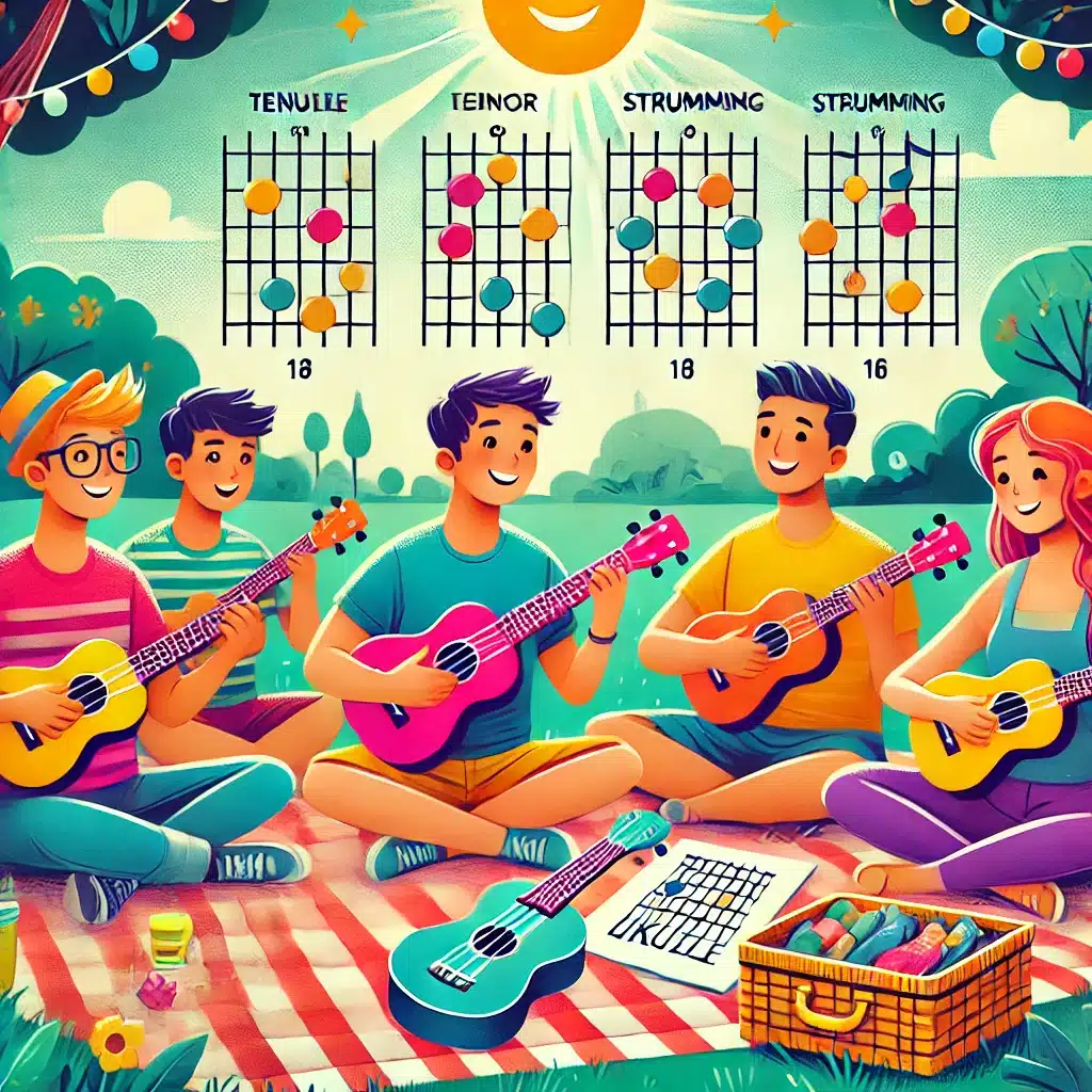 tap choi dan ukulele tenor 1
