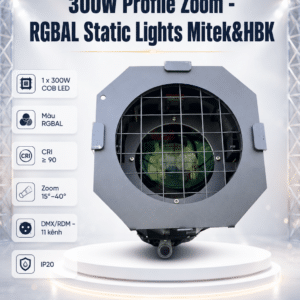 300W Profile Zoom - RGBAL Static Lights Mitek&HBK 300w profile zoom rgbal static lights mitek