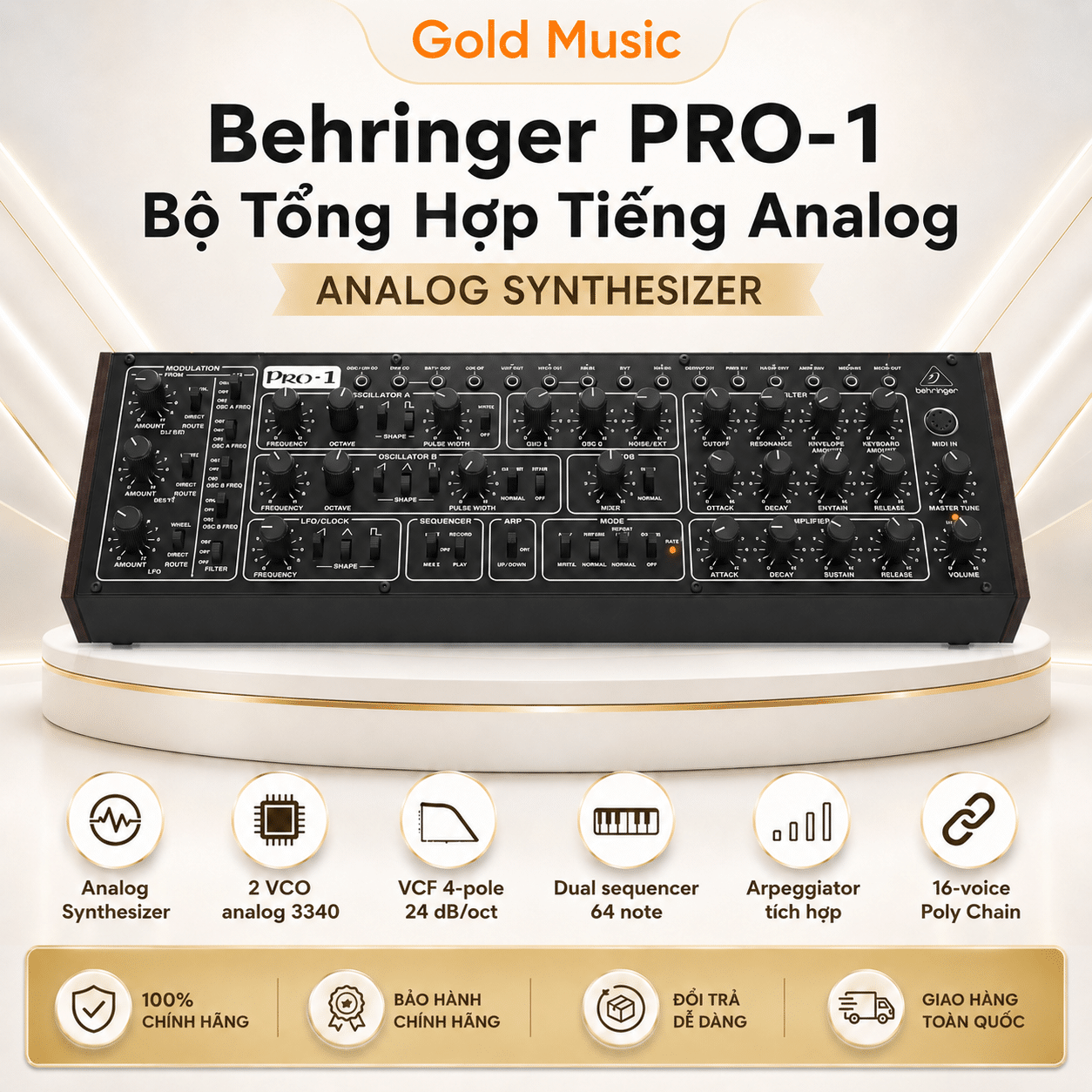 Behringer PRO-1 Bộ Tổng Hợp Tiếng behringer pro 1 bo tong hop tieng