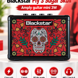 blackstar fly 3 sugar skull amply guitar