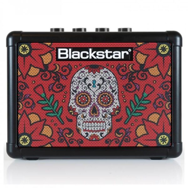 blackstar fly 3 sugar skull amply guitar