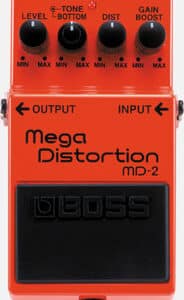 Boss MD-2 pedal distortion tạo âm méo mạnh mẽ boss md2 mega distortion 2