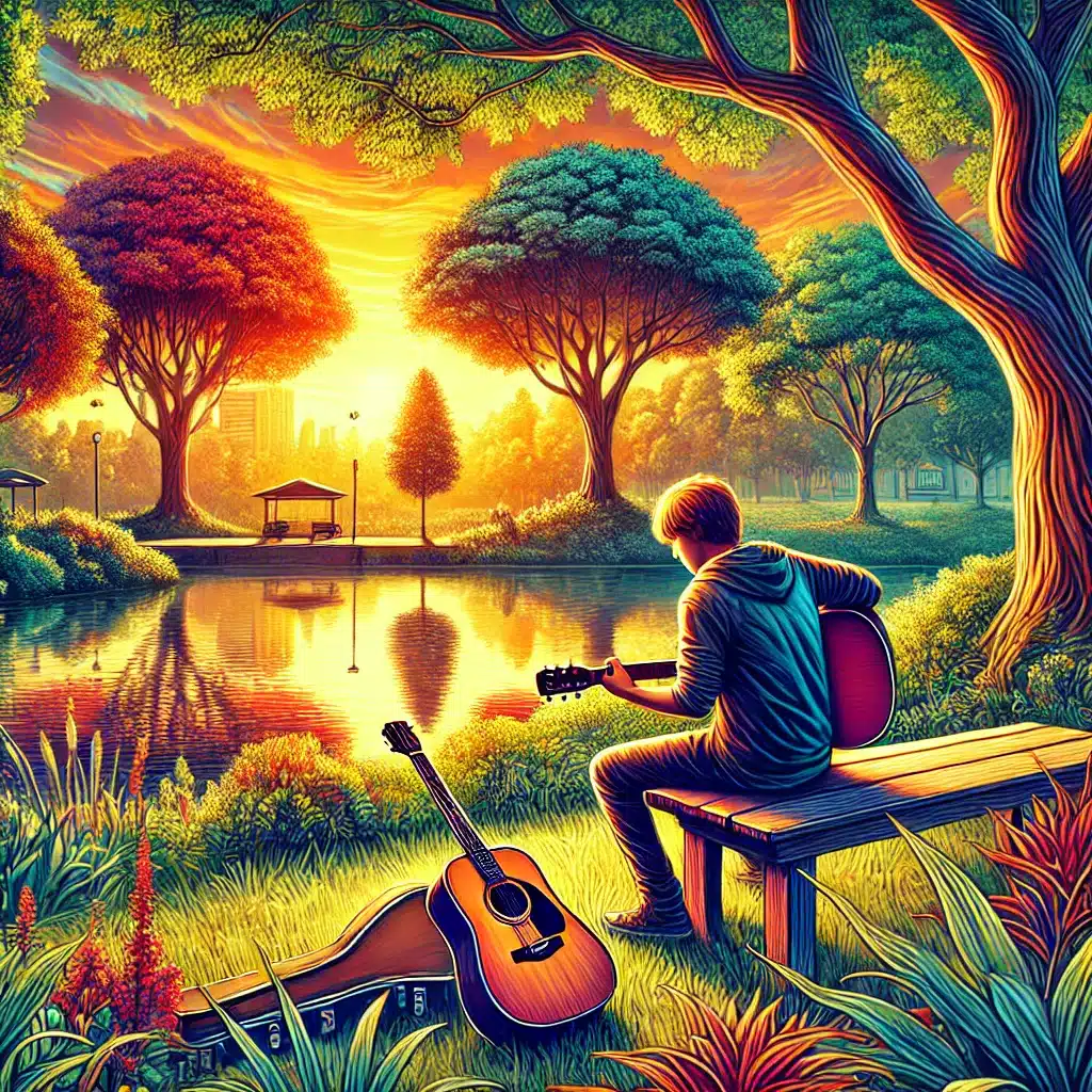 choi dan guitar de dang hon 1