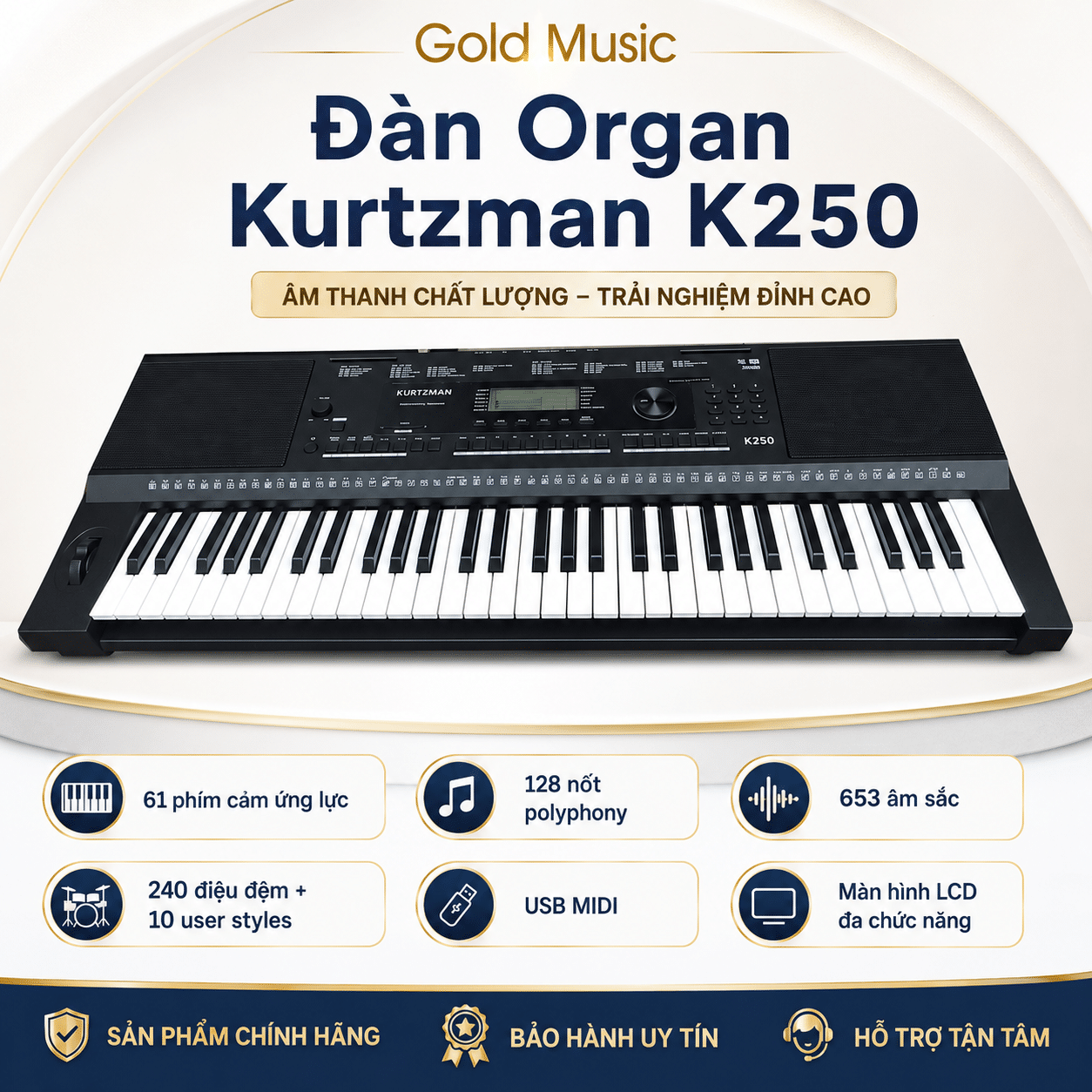 Đàn Organ Kurtzman K250 dan organ kurtzman k250