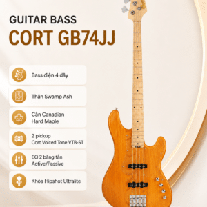 dan guitar bass cort gb74jj 4