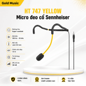 HT 747 YELLOW Micro đeo cổ Sennheiser ht 747 yellow micro deo sennheiser