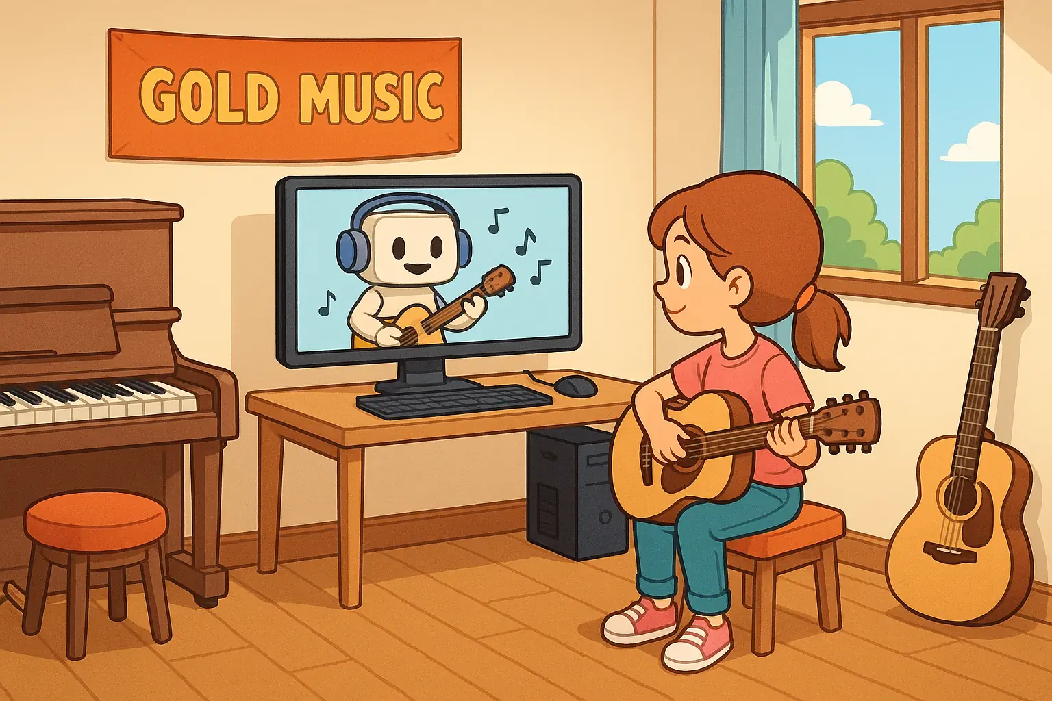 huong dan su dung may hoc nhac cu tu dong voi cong nghe ai