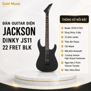 JACKON 2910121503 ĐÀN GUITAR ĐIỆN DINKY JS11 22FRET BLK jackon 2910121503 dan guitar dien dinky js11 22fret blk