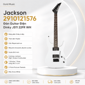 Jackson 2910121576 ĐÀN GUITAR ĐIỆN DINKY JS11 22FR WH jackson 2910121576 dan guitar dien dinky js11