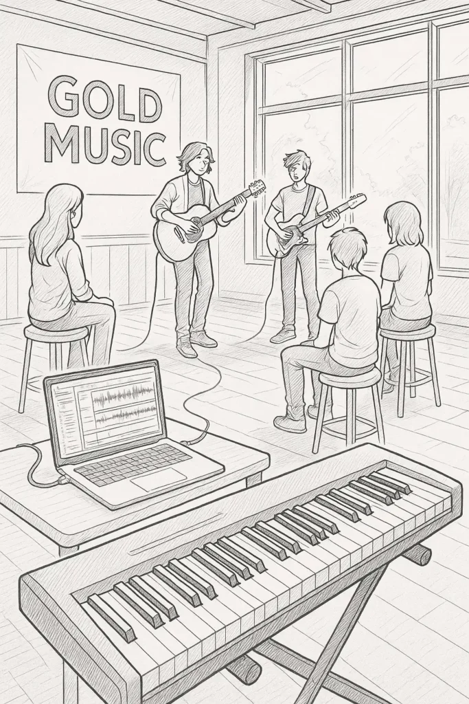 lam sao de ket noi piano dien voi phan mem thu am