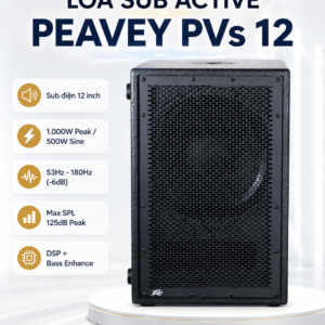 loa sub active peavey pvs 12 4