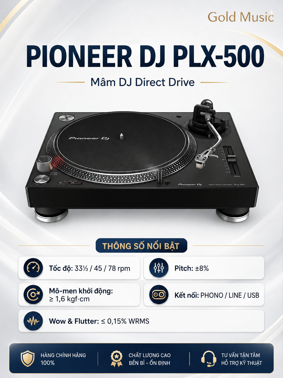 MÁY DJ PIONEER DJ PLX-500 may dj pioneer dj plx 500