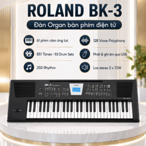 ROLAND BK3 Đàn Organ bàn phím điện tử