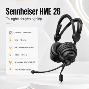 sennheiser hme 26 tai nghe chuyen nghiep 1
