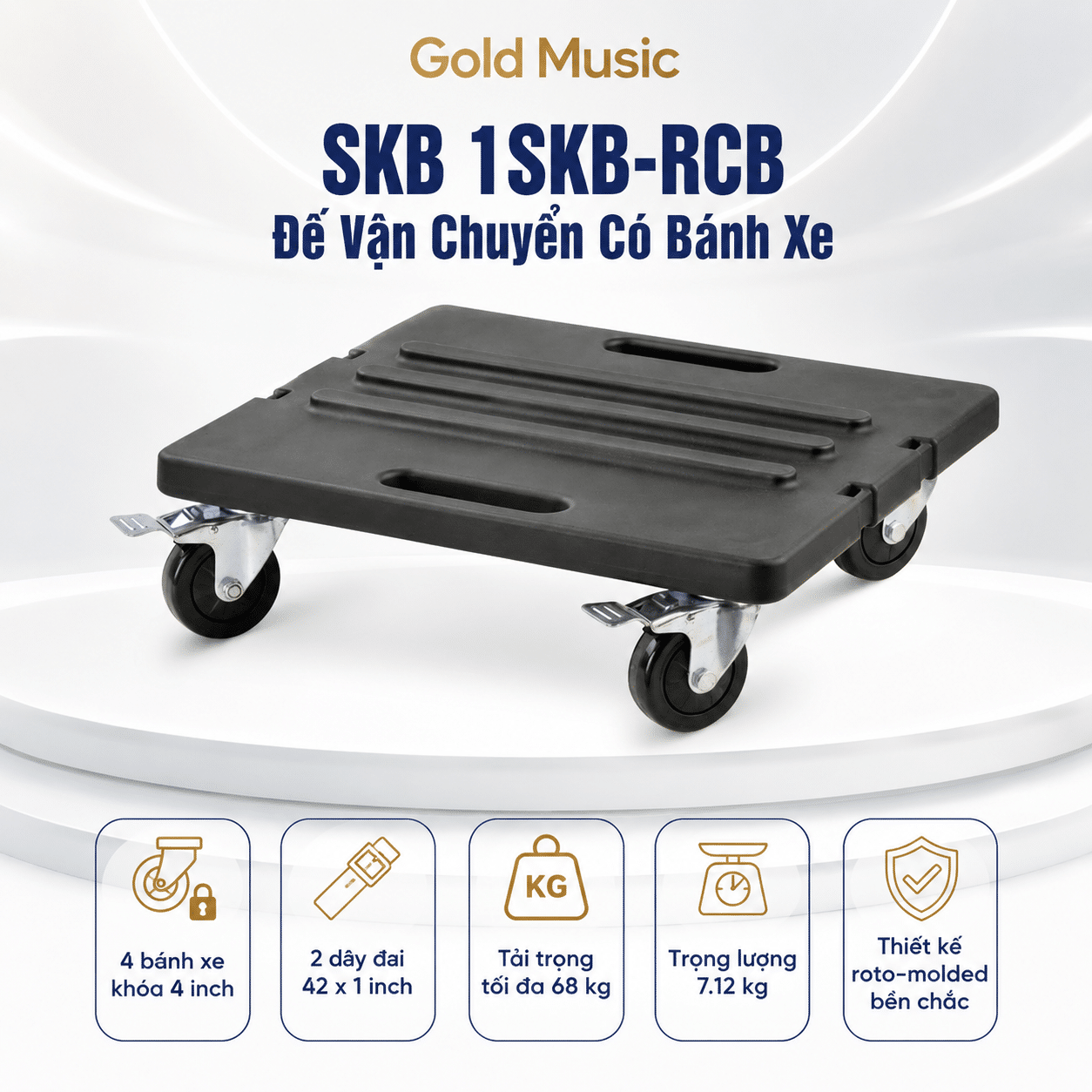 SKB 1SKB-RCB Đế Vận Chuyển Có Bánh Xe skb 1skb rcb van chuyen banh xe