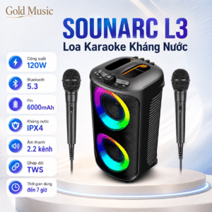 sounarc l3 loa karaoke khang nuoc