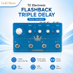 Tc Electronic FLASHBACK TRIPLE DELAY Guitar Stompboxes tc electronic flashback triple delay guitar