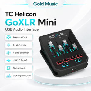 tc helicon goxlr mini usb audio interface