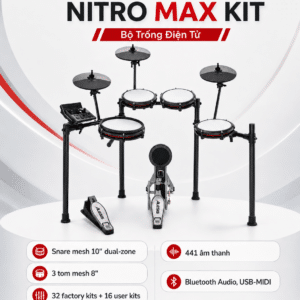 ALESIS NITRO MAX KIT BỘ TRỐNG ĐIỆN TỬ