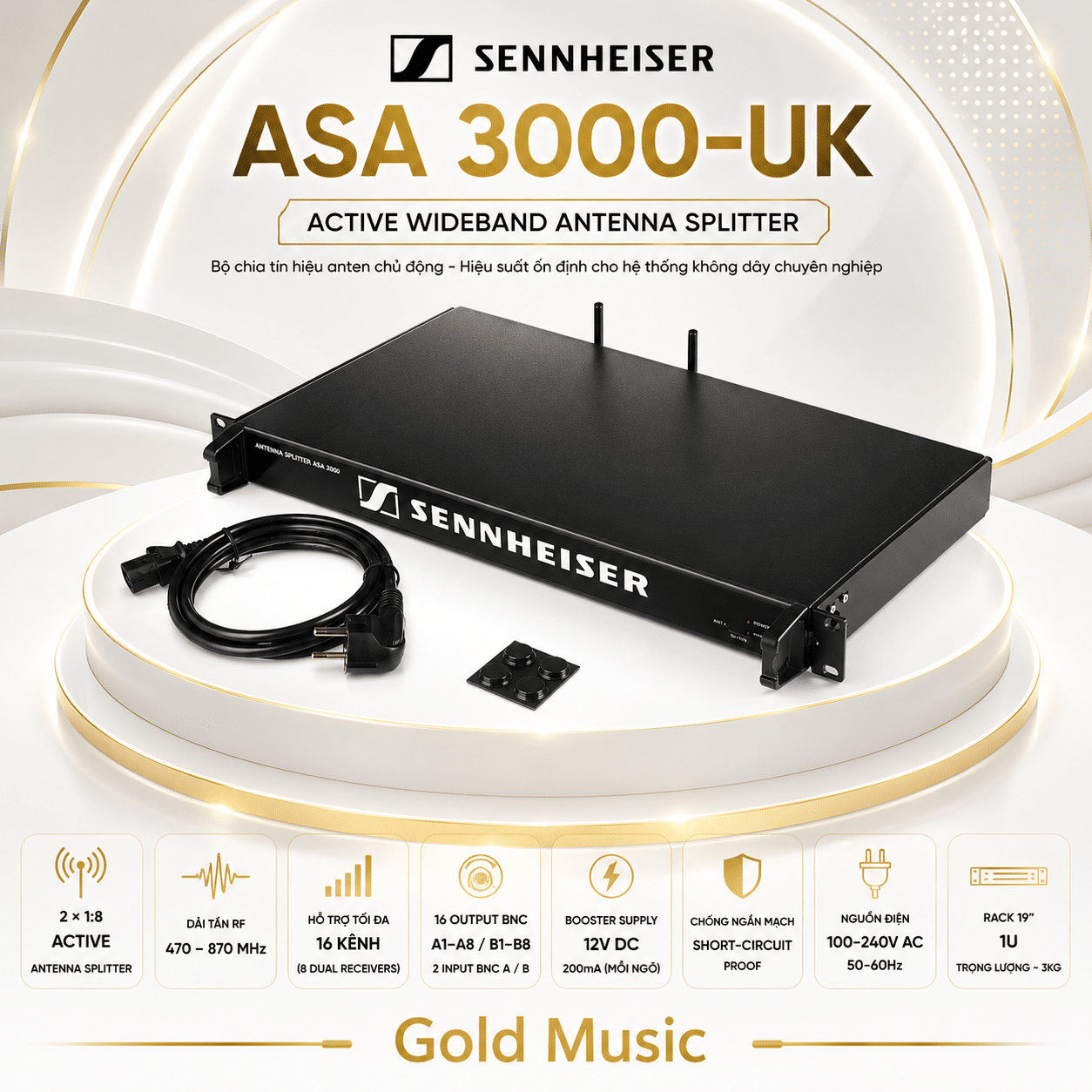 ASA 3000-UK Active Wideband Antenna Sennheiser asa 3000 uk active wideband antenna sennheiser