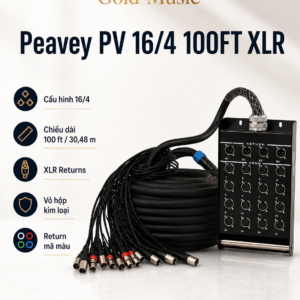 day tin hieu peavey pv 16 4 100ft xlr audiolink