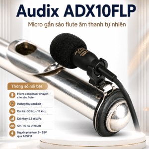 Audix ADX10FLP micro gắn nhạc cụ âm thanh tự nhiên audix adx10flp micro gan nhac cu am than