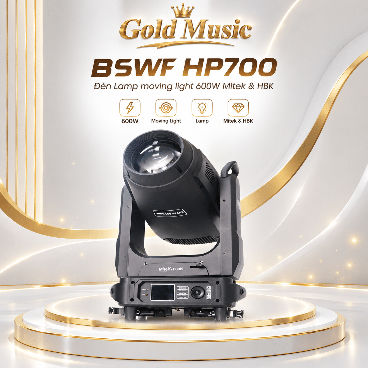 BSWF HP700 Đèn Lamp moving light 600W Mitek & HBK bswf hp700 den lamp moving light 600w 1