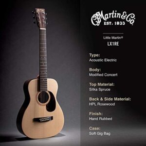 dan guitar acoustic martin lx1re little 1