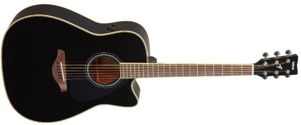 dan guitar yamaha fg ta black transacoustic