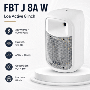 fbt j 8a w loa active 500w 8inch