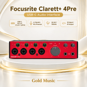 focusrite clarett 4pre usb
