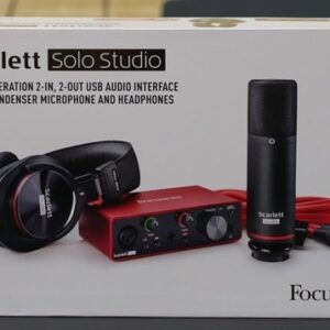 focusrite scarlett solo studio pack 3rd