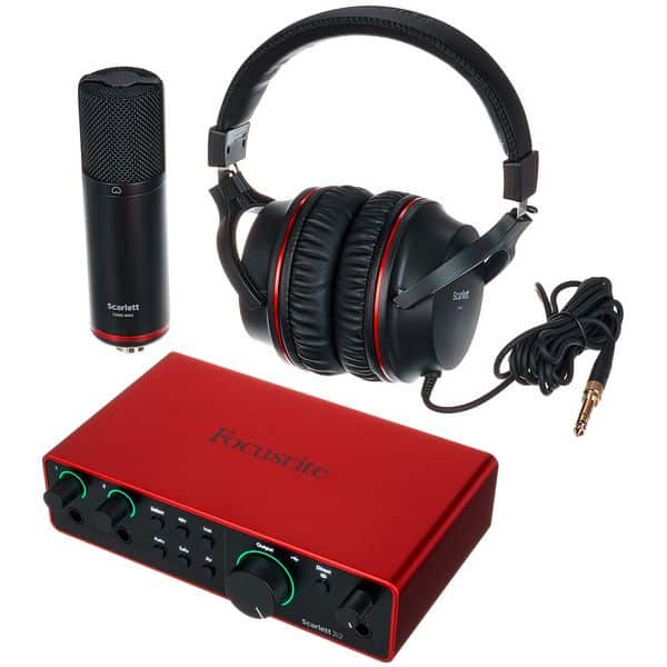 focusrite scarlett solo studio pack 4th gen interface sound card 1 focusrite scarlett solo studio pack 4th gen interface sound card 1