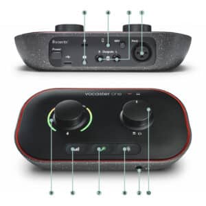 focusrite vocaster one podcast interface 2