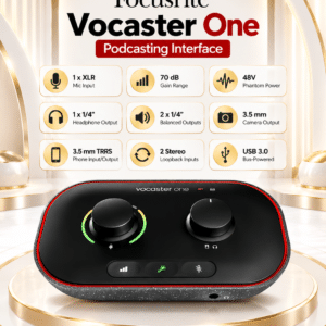 focusrite vocaster one studio 1