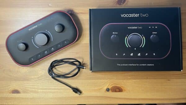 focusrite vocaster two podcasting 3