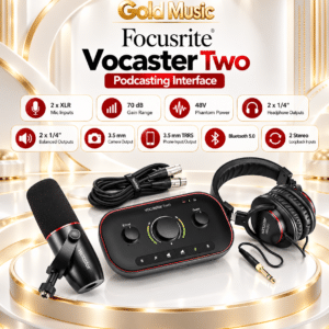 focusrite vocaster two podcasting