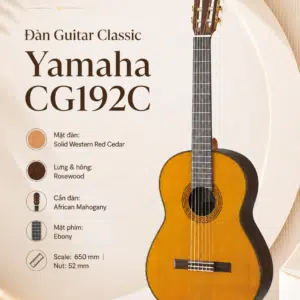 dan guitar classic yamaha cg192c