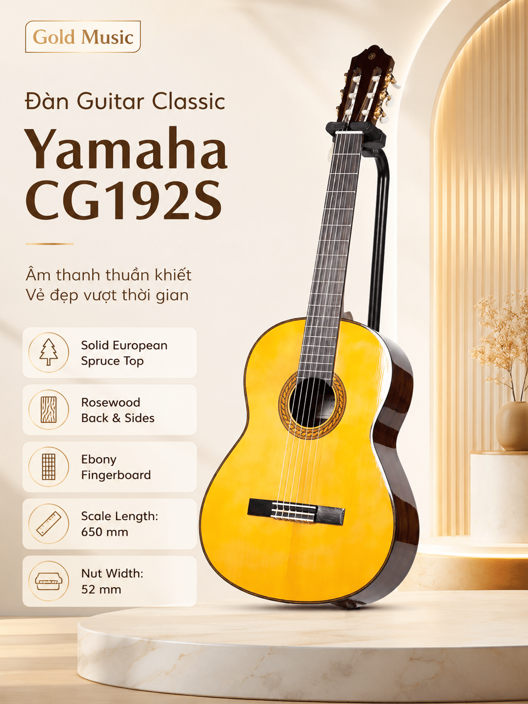 Đàn Guitar Classic Yamaha CG192S guitar classic yamaha cg192s