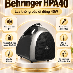 hpa40 loa thong bao di dong behringer 4