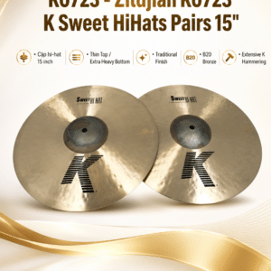 k0723 zildjian k0723 k sweet la hihats pairs 15 3