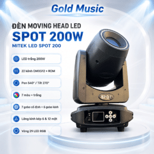 led spot 200 den lamp moving light 450w mitek