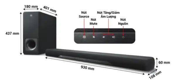 loa soundbar yamaha yas 207 2