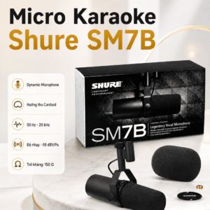 micro karaoke shure sm7b