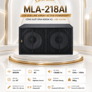 mla 218ai loa sub line array 3