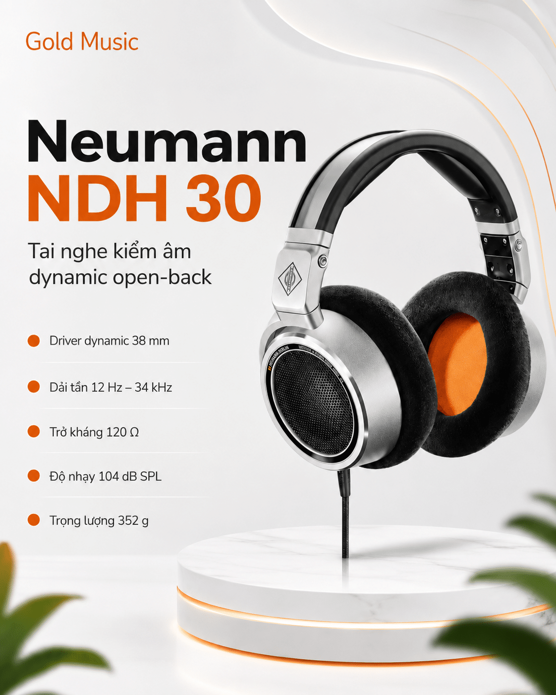 NDH 30 Tai nghe kiểm âm dynamic Neumann ndh 30 tai nghe kiem dynamic neumann