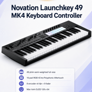 Novation Launchkey 49 MK4 Keyboard Controller novation launchkey 49 mk4