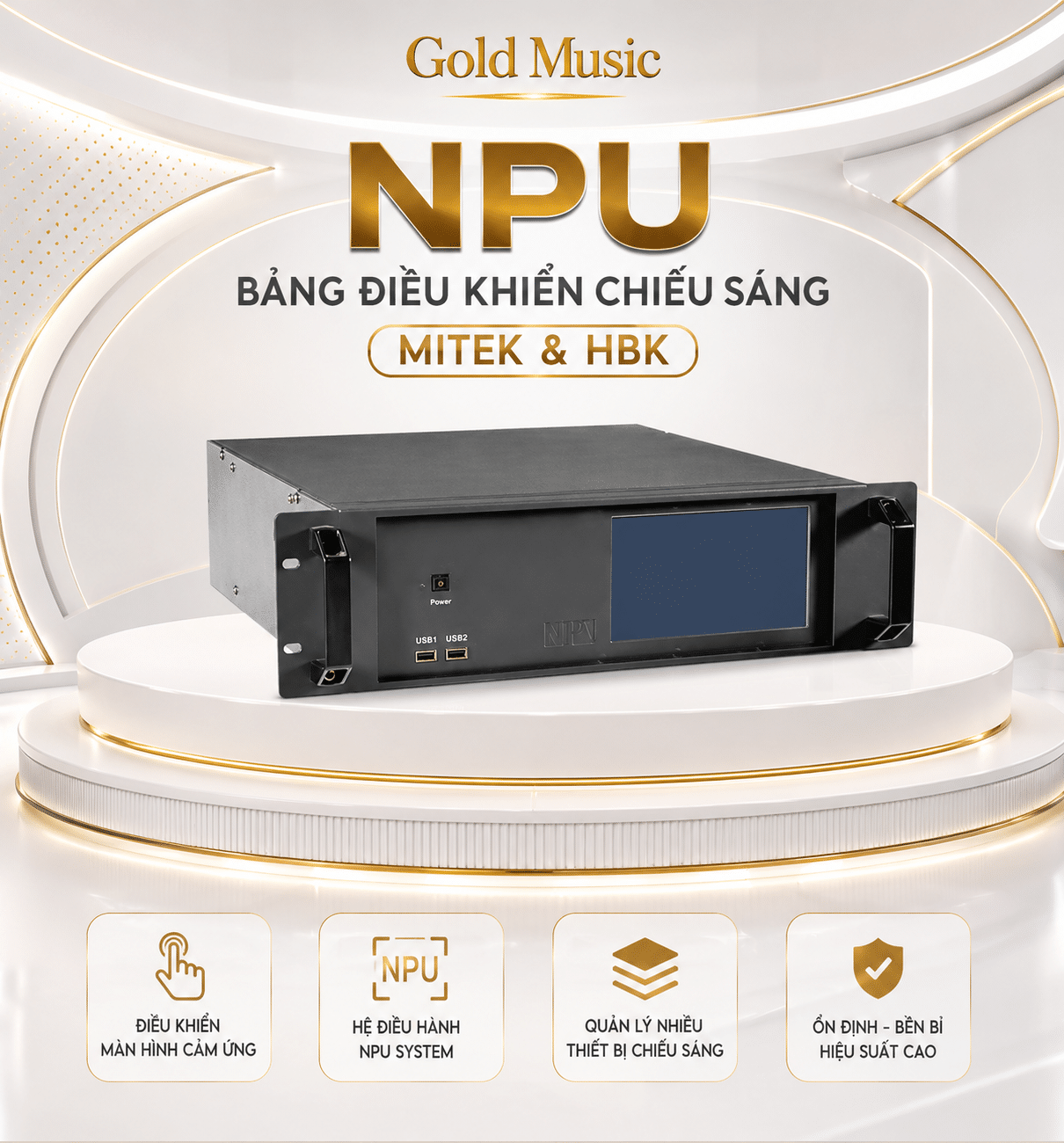 NPU Bảng Điều Khiển Chiếu Sáng Mitek & HBK npu bang dieu khien chieu sang mitek