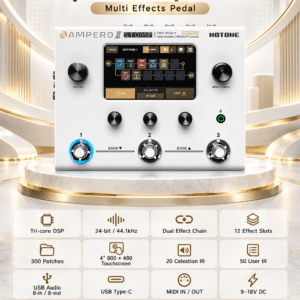 pho hotone ampero ii stomp mp300 multi effects pedal 6