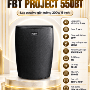 promaxx 110 loa passive 600w 10inch fbt 4